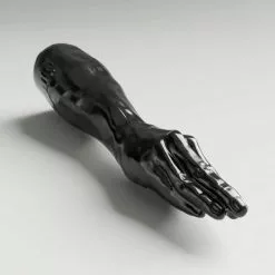 All Black Steroid Fisting Dildo Backstroke - Zwart