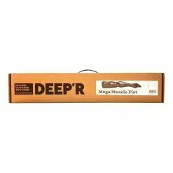 Realistische Dildo's Winkel -Realistische Dildo's Winkel deep r mega power muscle zwart verpakt