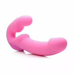 XR Brands Strapless Strap-on Met Afstandsbediening - Roze